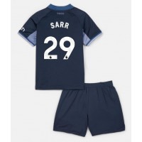 Tottenham Hotspur Pape Matar Sarr #29 Replika babykläder Bortaställ Barn 2023-24 Kortärmad (+ korta byxor)